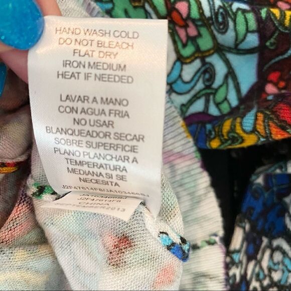 Joseph A. Colorful Vintage Style Pattern Cardigan - Picture 5 of 7